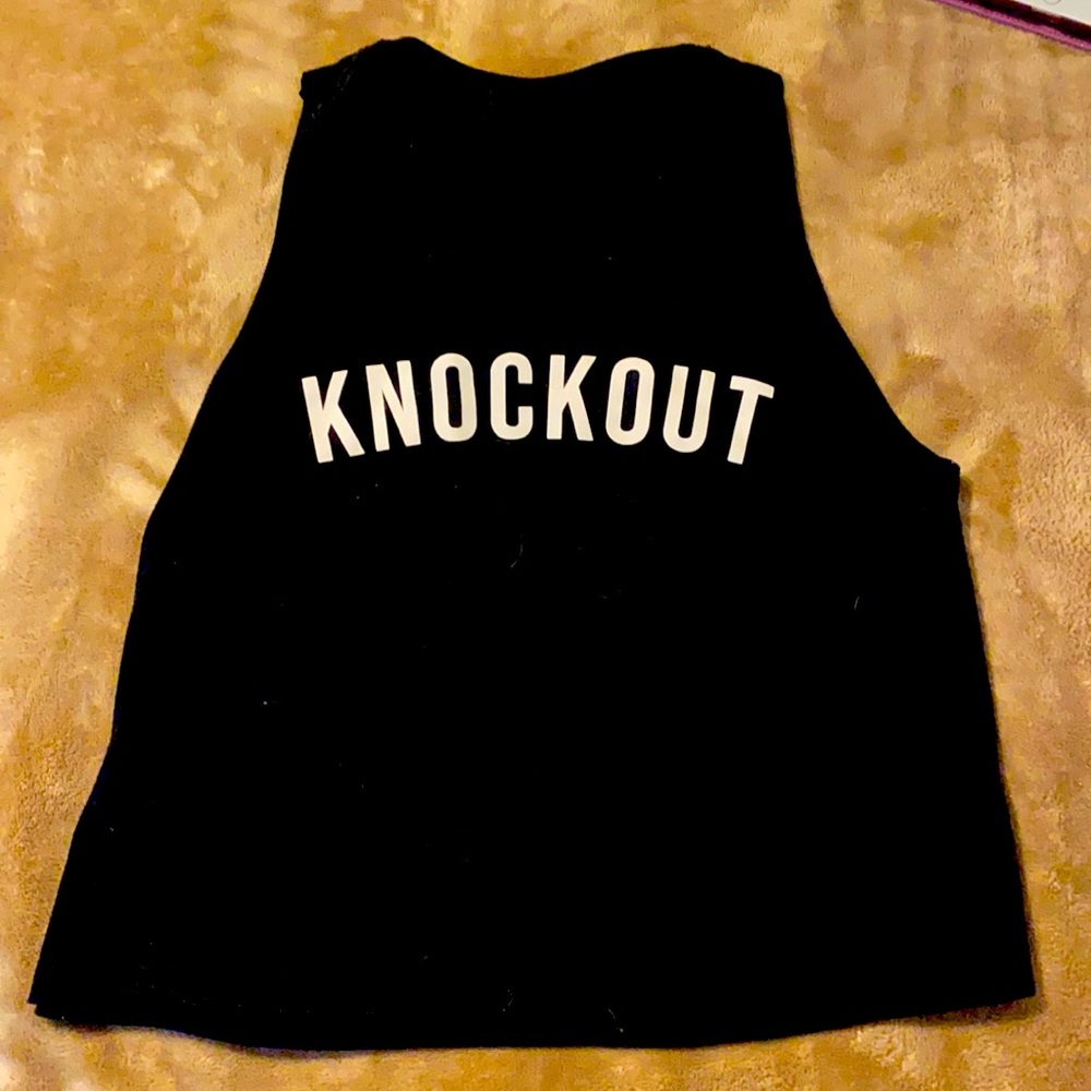 Knockout Crop Tank (Fun for Boxing Class!)